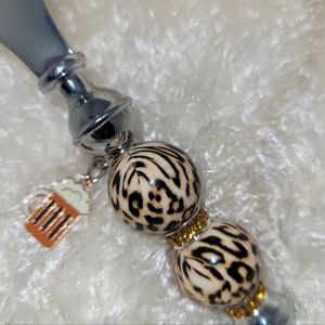 Handmade Bling Bottle Opener w/ beer charm!!